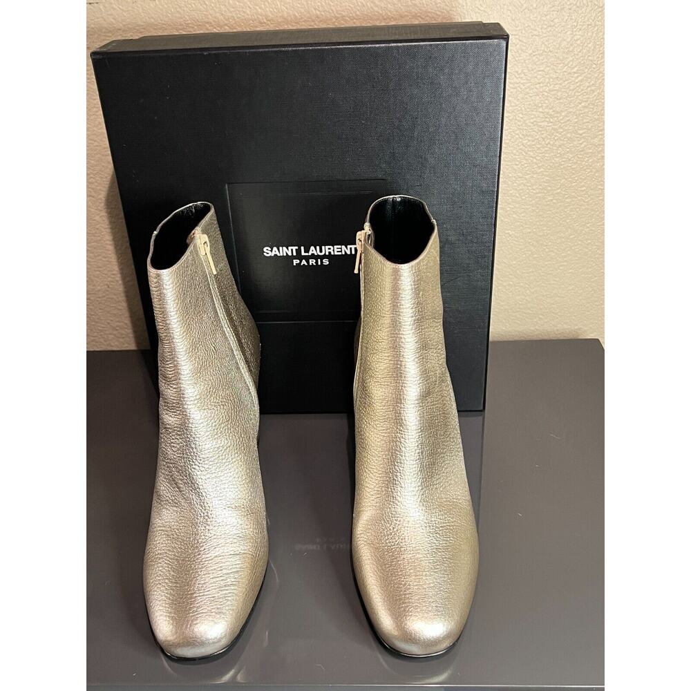 Brand New - Saint Laurent Paris - LOU - GOLD - boots size 40